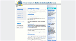 Desktop Screenshot of coloradoballot.net