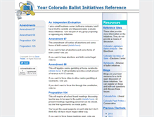 Tablet Screenshot of coloradoballot.net